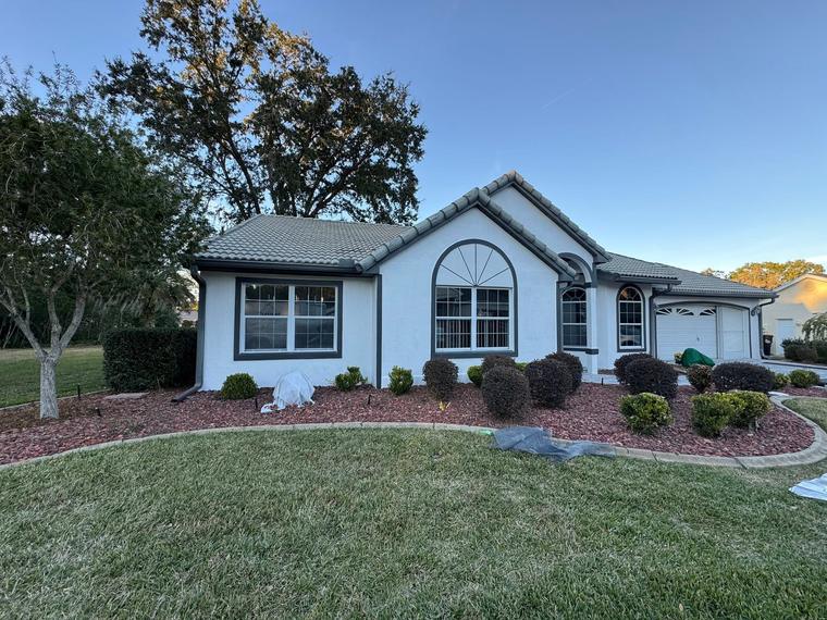 Exterior repaint, trim and fascia detail