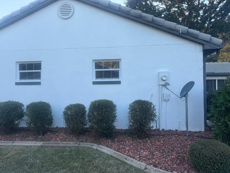 Exterior repaint and soffit replacement