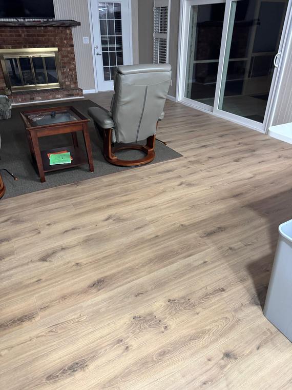 Great room flooring installed wall to wall